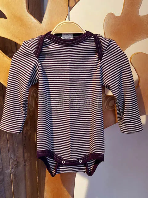 Cosilana - Body bébé manches longues, laine-soie Cosilana