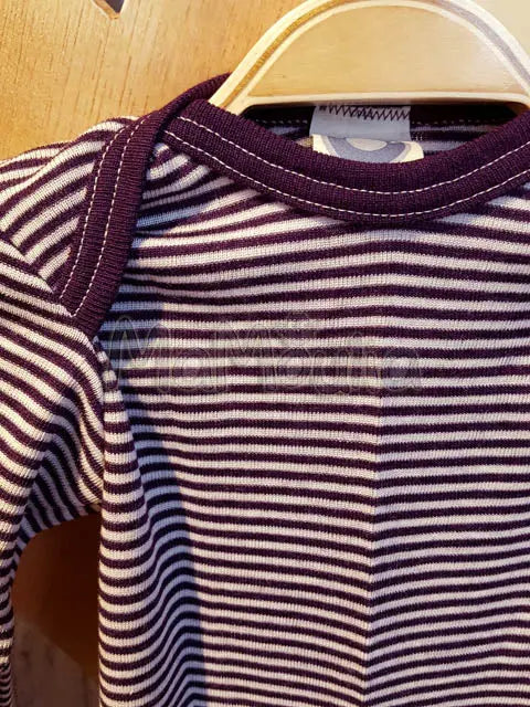 Cosilana - Body bébé manches longues, laine-soie Cosilana