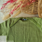 Cosilana - Body bébé manches courtes, laine-soie Cosilana