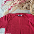Cosilana - Body bébé manches courtes, laine-soie Cosilana
