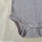 Cosilana - Body bébé manches courtes, laine-soie-coton Cosilana