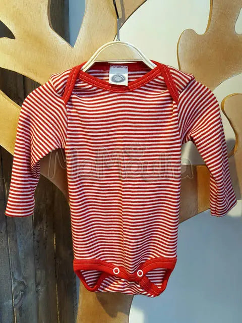 Cosilana - Body bébé manches longues, laine-soie Cosilana