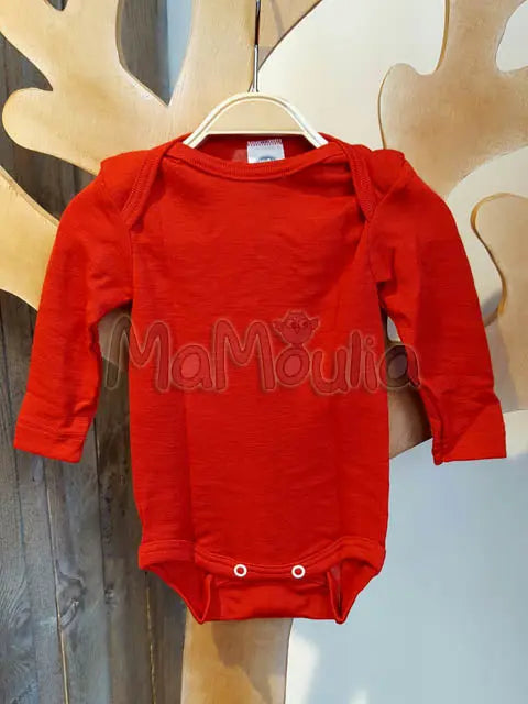 Cosilana - Body bébé manches longues, laine-soie Cosilana