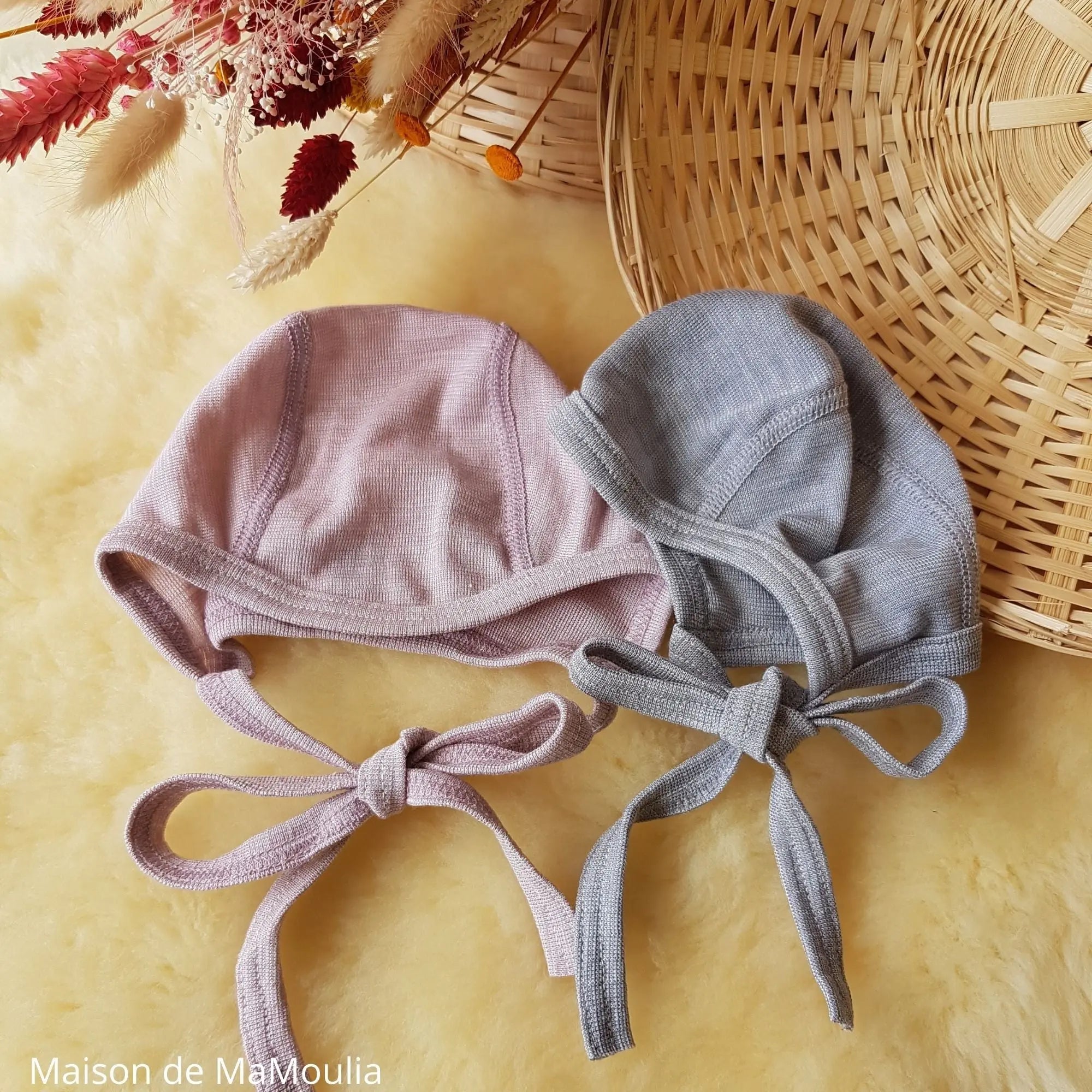 Cosilana - Bonnet bébé, laine-soie Cosilana
