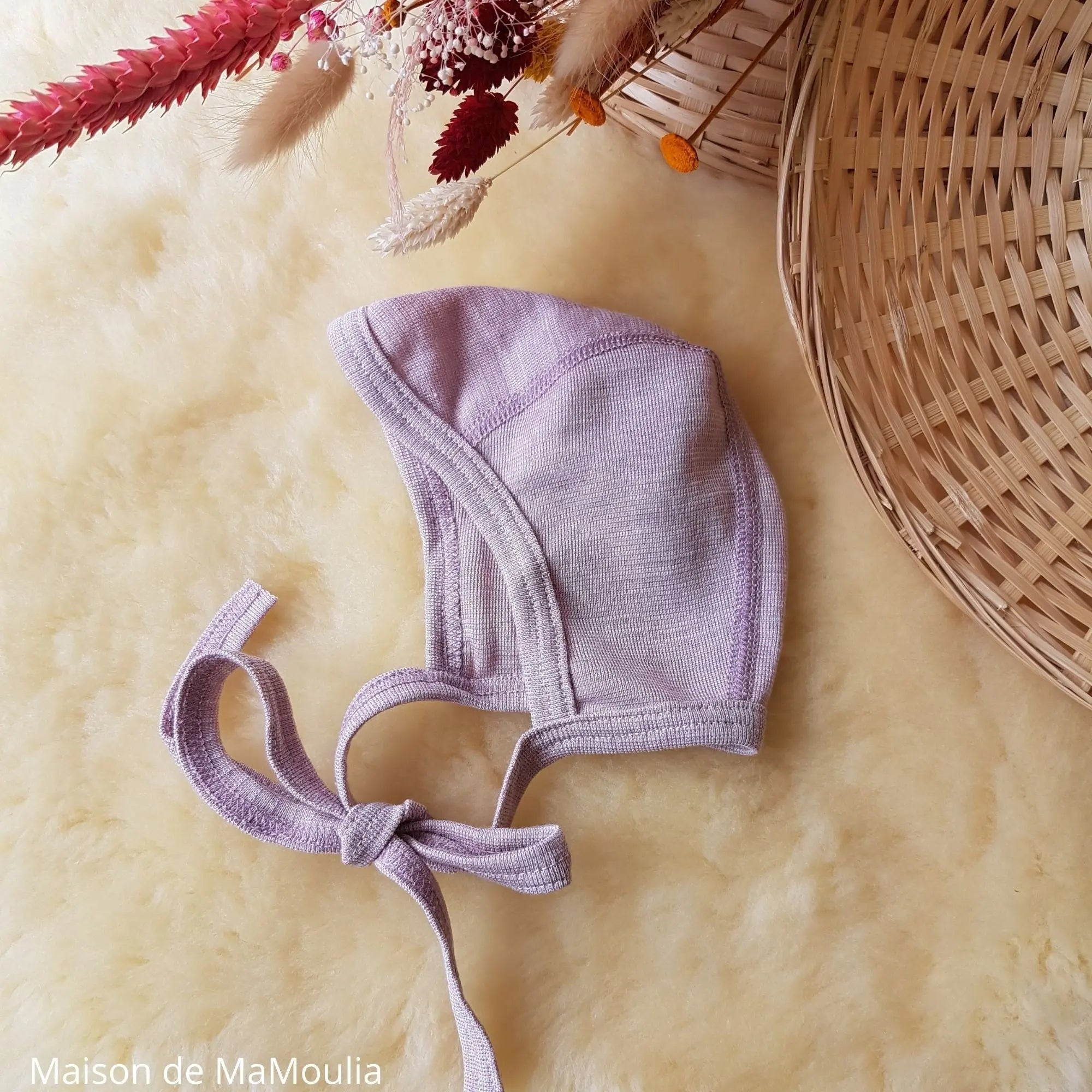 Cosilana - Bonnet bébé, laine-soie Cosilana