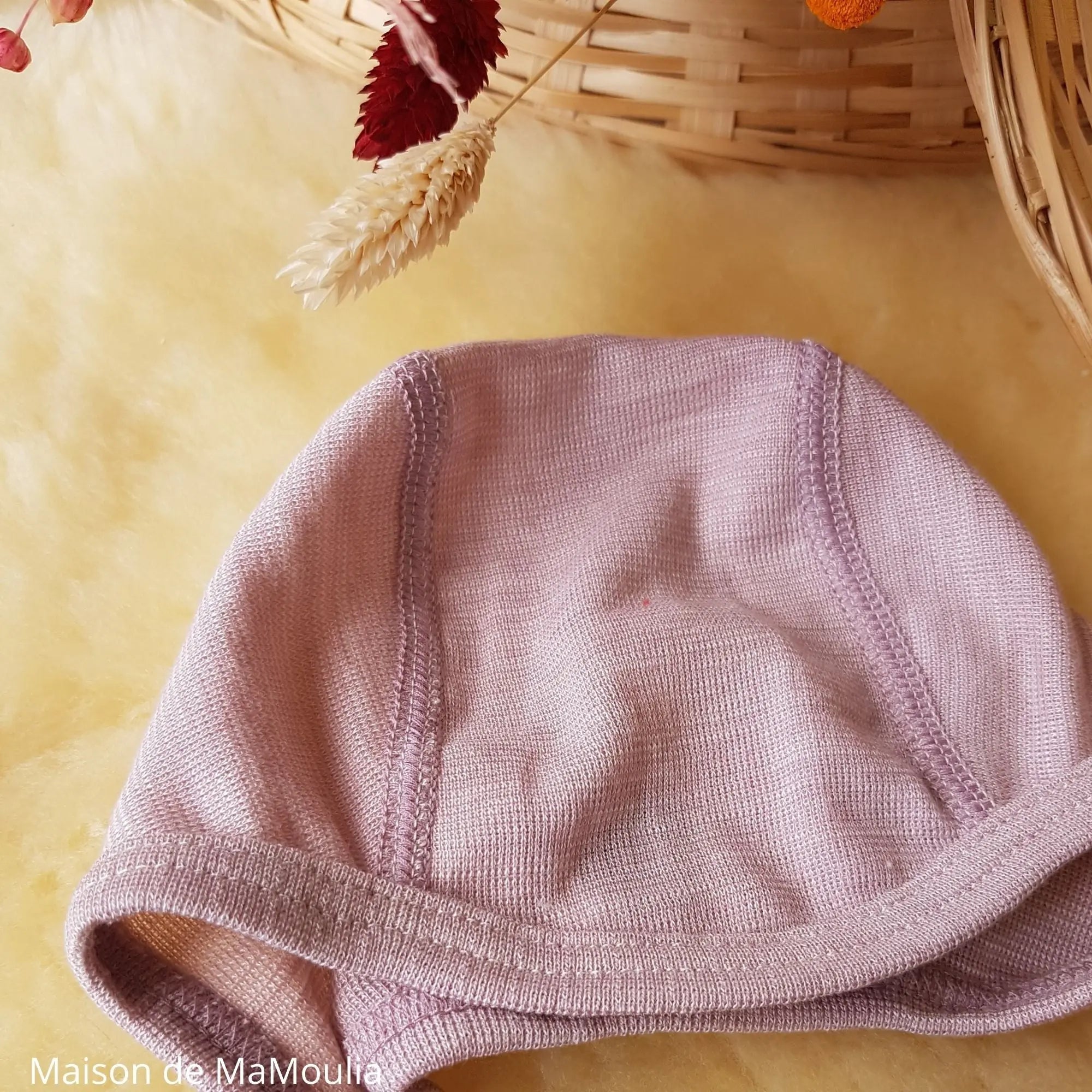 Cosilana - Bonnet bébé, laine-soie Cosilana