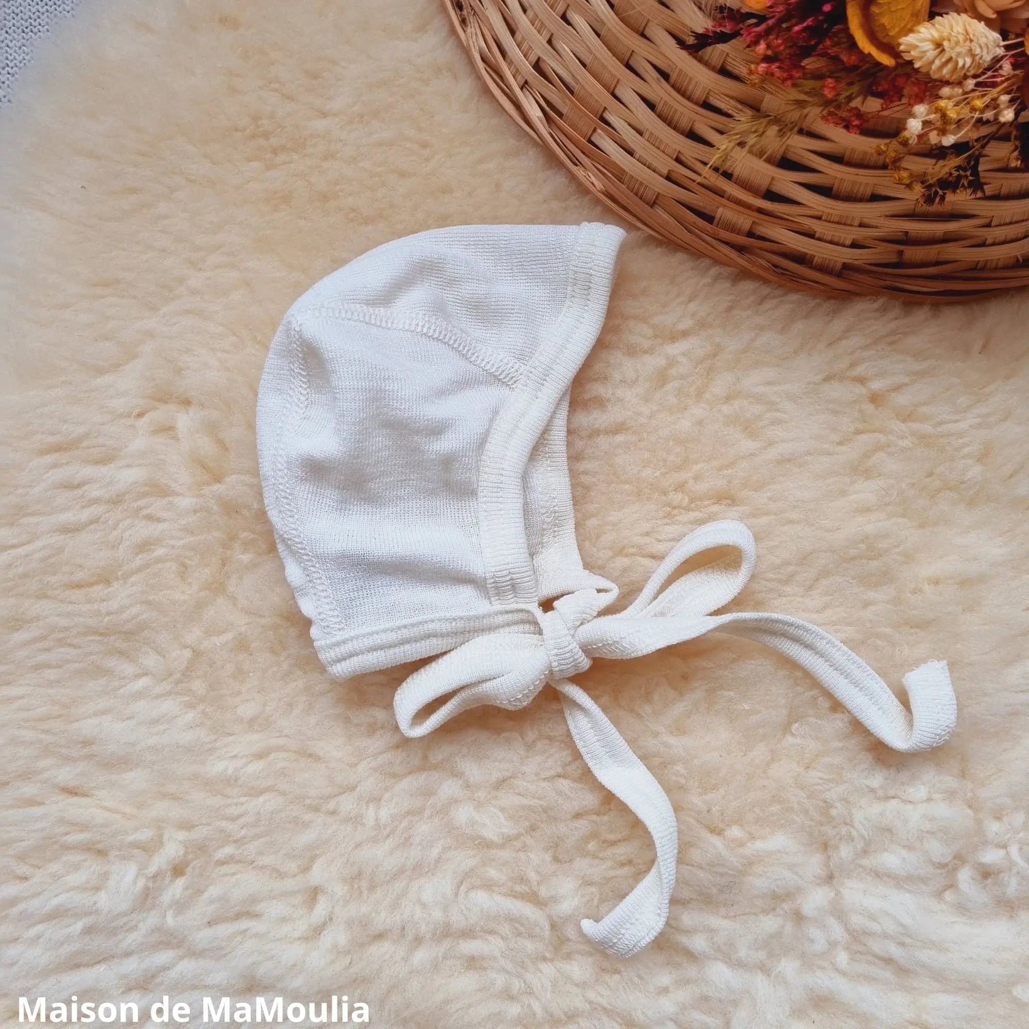 Cosilana - Bonnet bébé, laine-soie Cosilana
