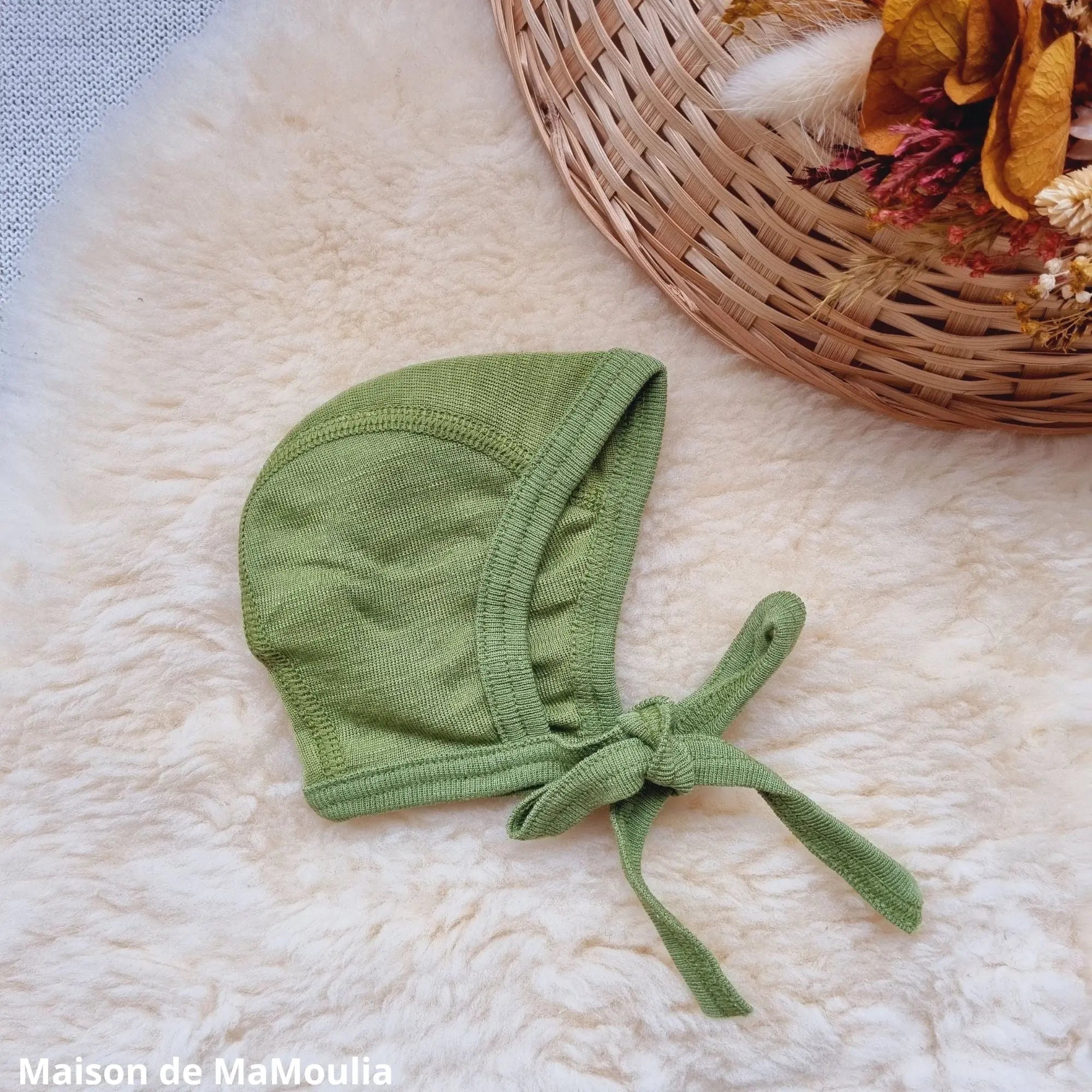 Cosilana - Bonnet bébé, laine-soie Cosilana