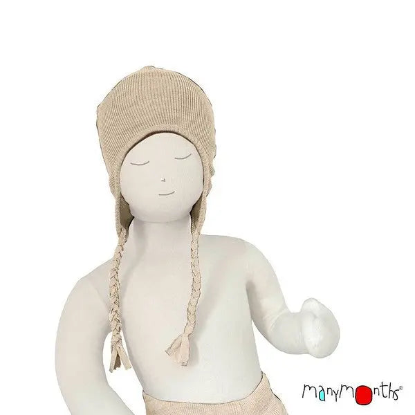 ManyMonths - Bonnet bébé Earflap Beanie - laine mérinos - Original