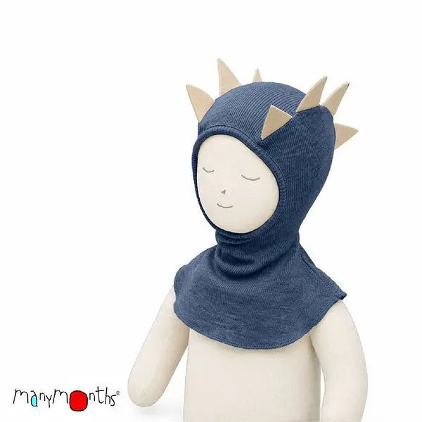 ManyMonths - Cagoule évolutive – laine mérinos - Dino