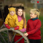 ManyMonths - Cagoule évolutive – laine mérinos - Renard