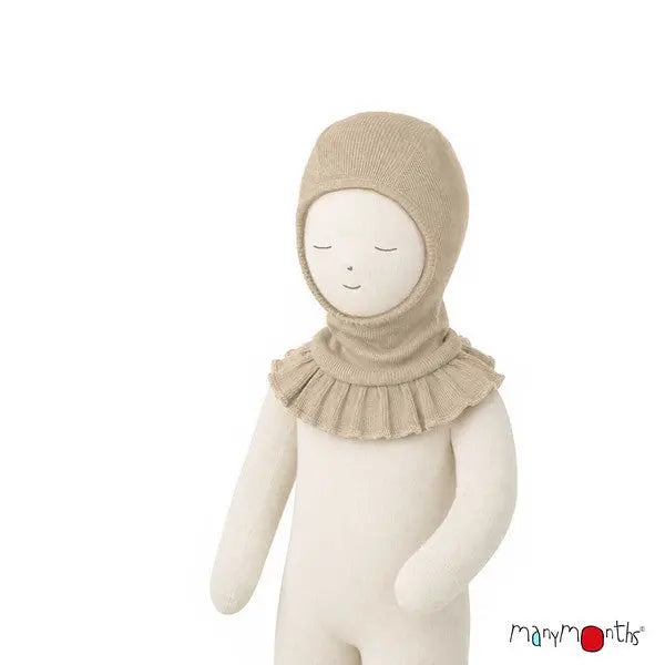 ManyMonths - Cagoule évolutive – laine mérinos - Col Volant
