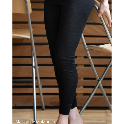 Cosilana - Legging/caleçon femme, laine-soie