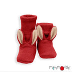 ManyMonths - Chaussons bébé - laine mérinos - Bunny Booties