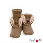 ManyMonths - Chaussons bébé - laine mérinos - Bunny Booties