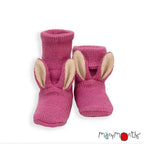 ManyMonths - Chaussons bébé - laine mérinos - Bunny Booties