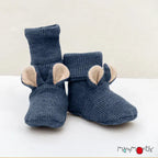 ManyMonths - Baby Slippers - Merino Wool - Teddy Booties