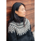 Fuza Wool - Pull Che Che col roulé laine mérinos, tricoté main