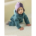 Disana - Combinaison bébé enfant, laine bouillie avec Zip