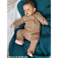 Disana - Combinaison bébé laine mérinos tricotée Disana