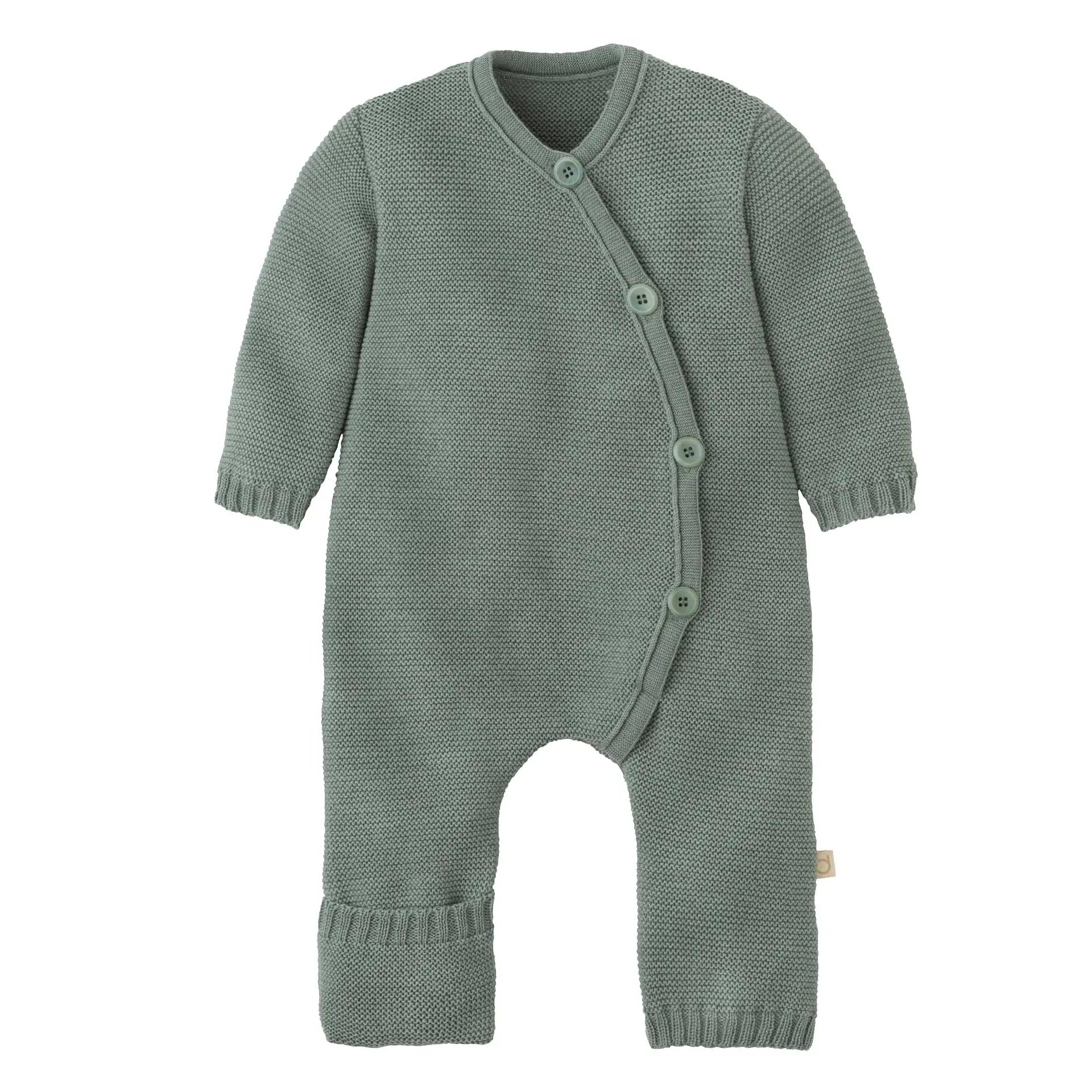 Disana - Combinaison bébé laine mérinos tricotée Disana
