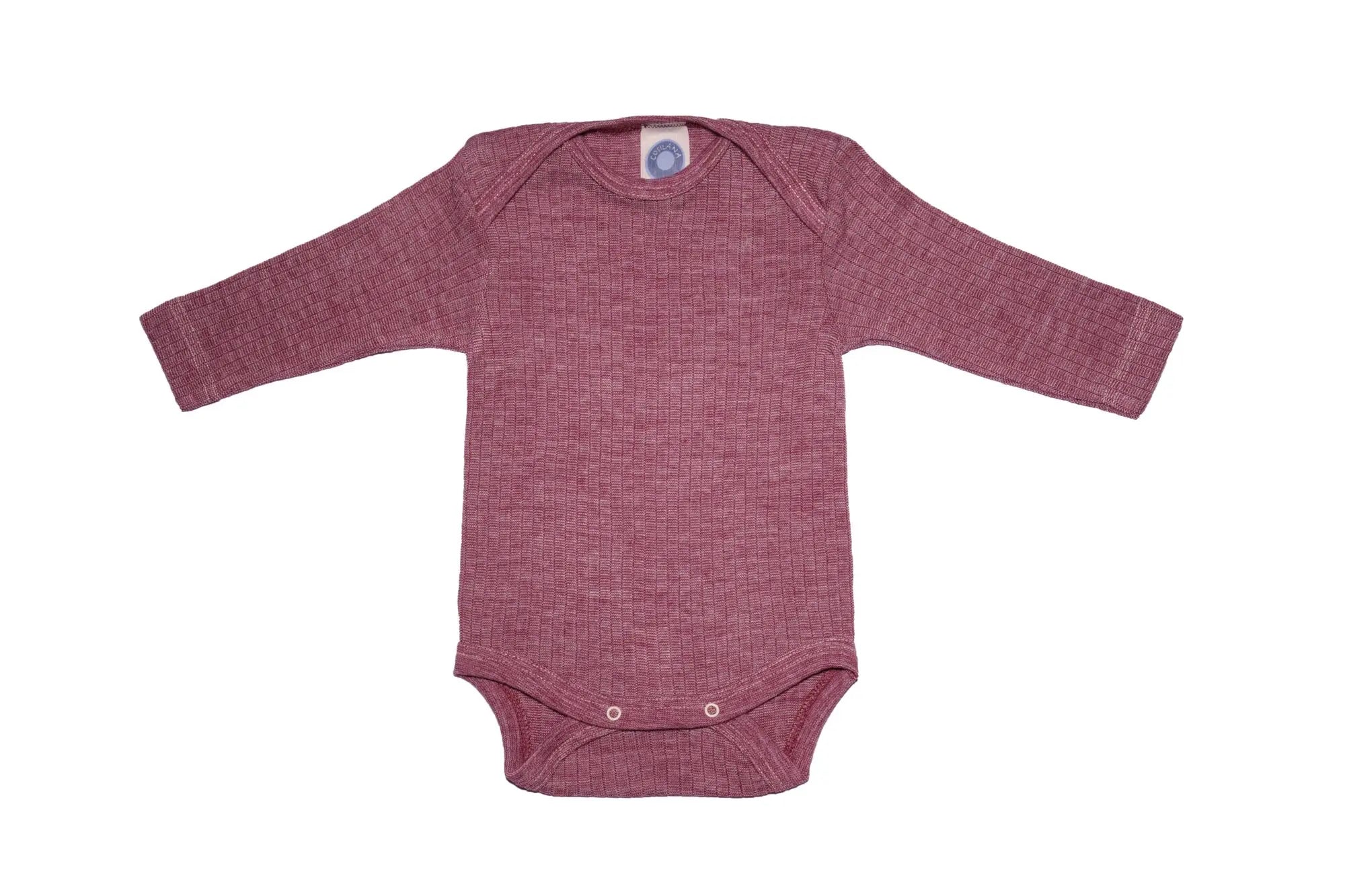 Cosilana - Body bébé manches longues, laine-soie-coton Cosilana
