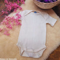 Cosilana - Body bébé manches courtes, laine-soie Cosilana