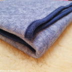 Cosilana - Couverture bébé laine polaire (laine & coton bio) -75x100 cm Cosilana