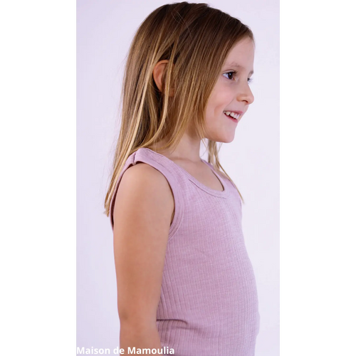 Cosilana - Débardeur enfant, laine-soie-coton Cosilana