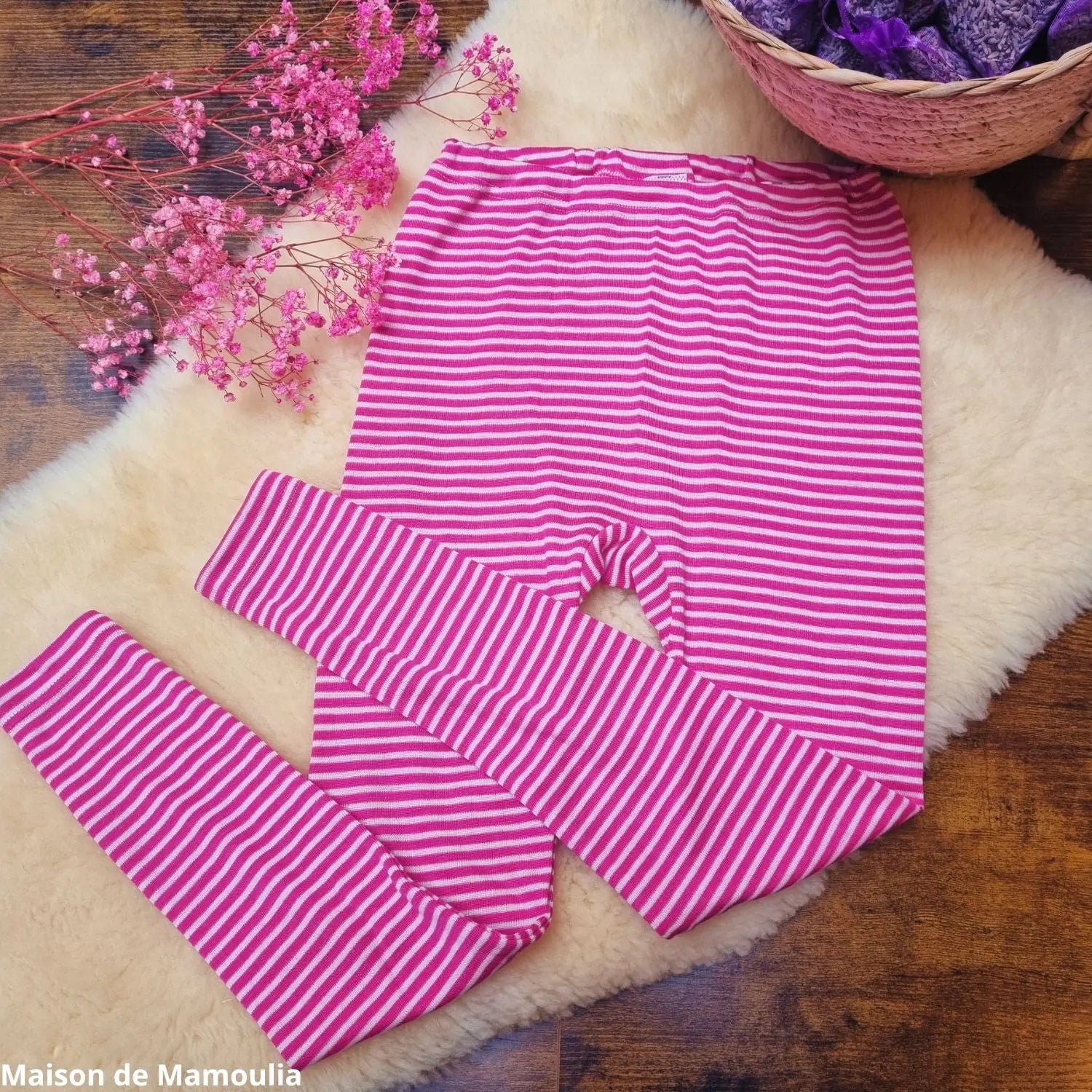 Cosilana - Legging enfant, laine-soie Cosilana