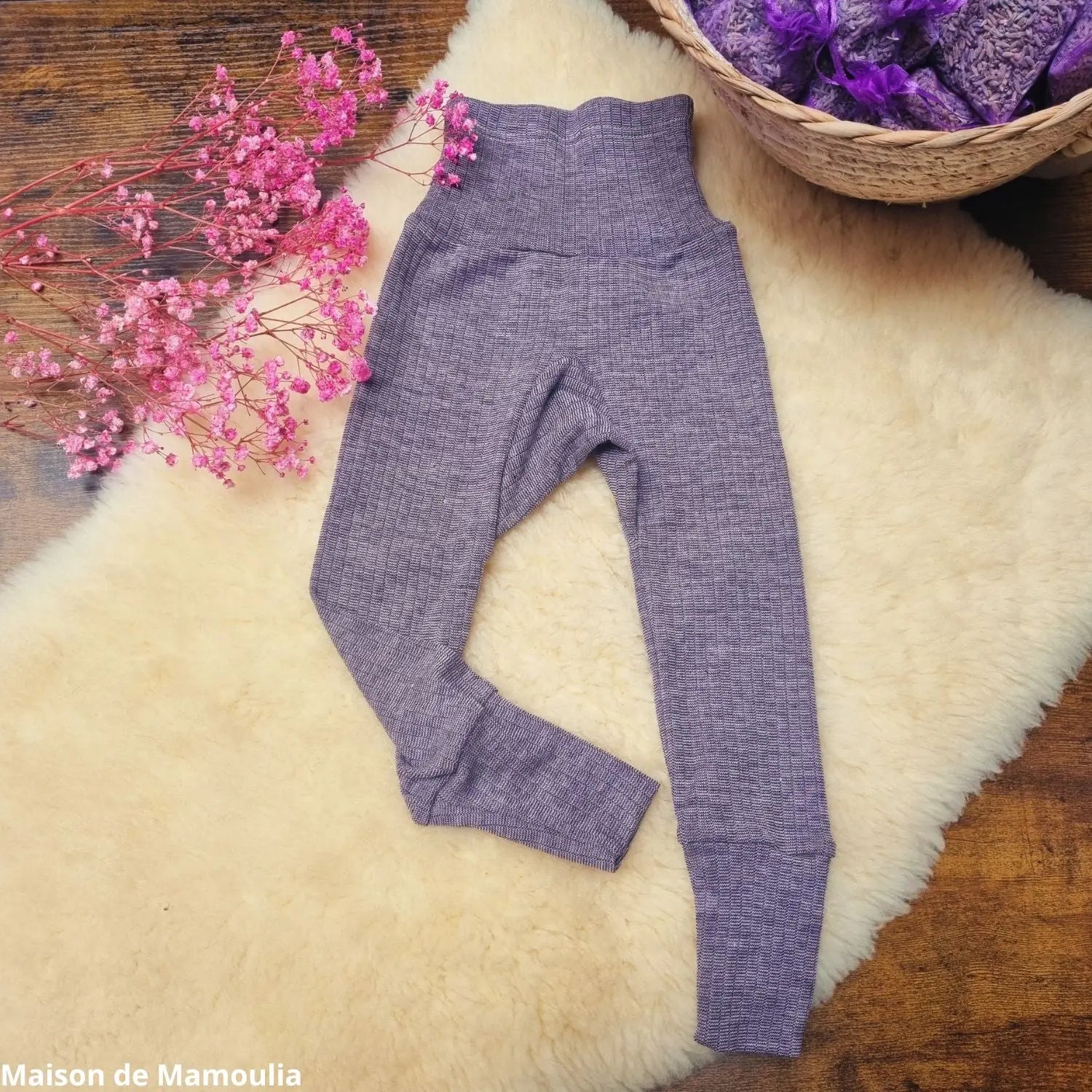 Cosilana - Pantalon bébé, laine-soie-coton Cosilana