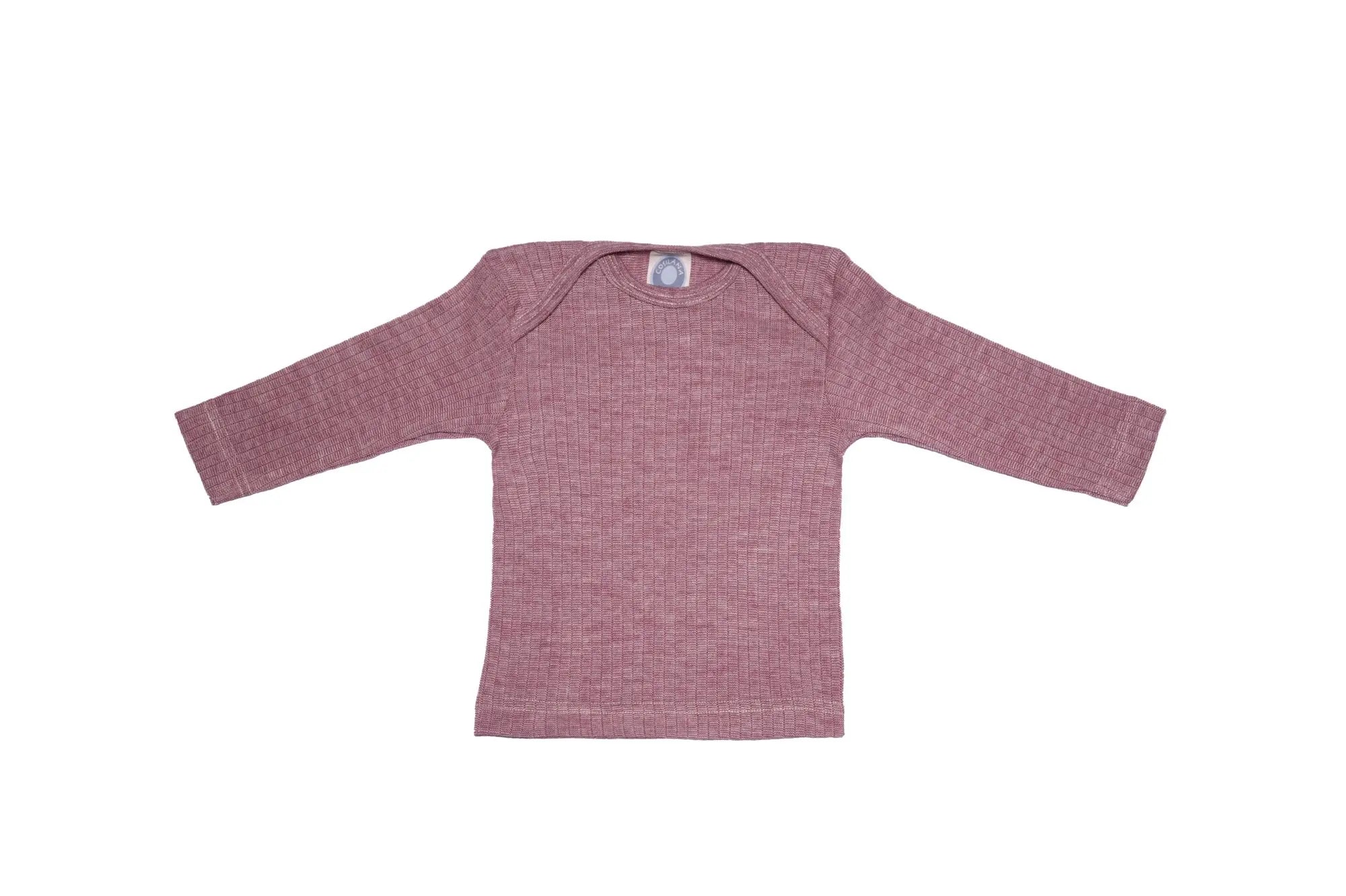 Cosilana - T-shirt bébé manches longues, laine-soie-coton Cosilana