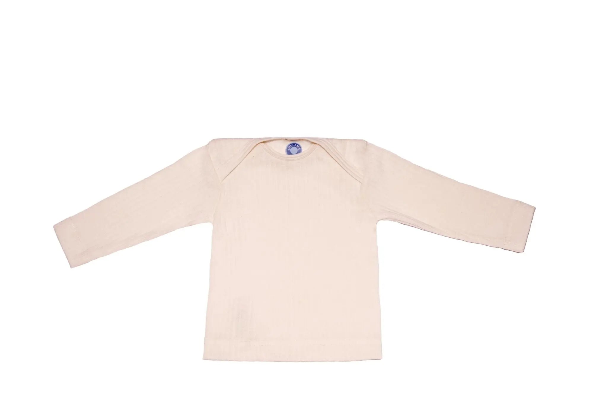 Cosilana - T-shirt bébé manches longues, laine-soie-coton Cosilana