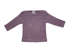 Cosilana - T-shirt bébé manches longues, laine-soie-coton Cosilana