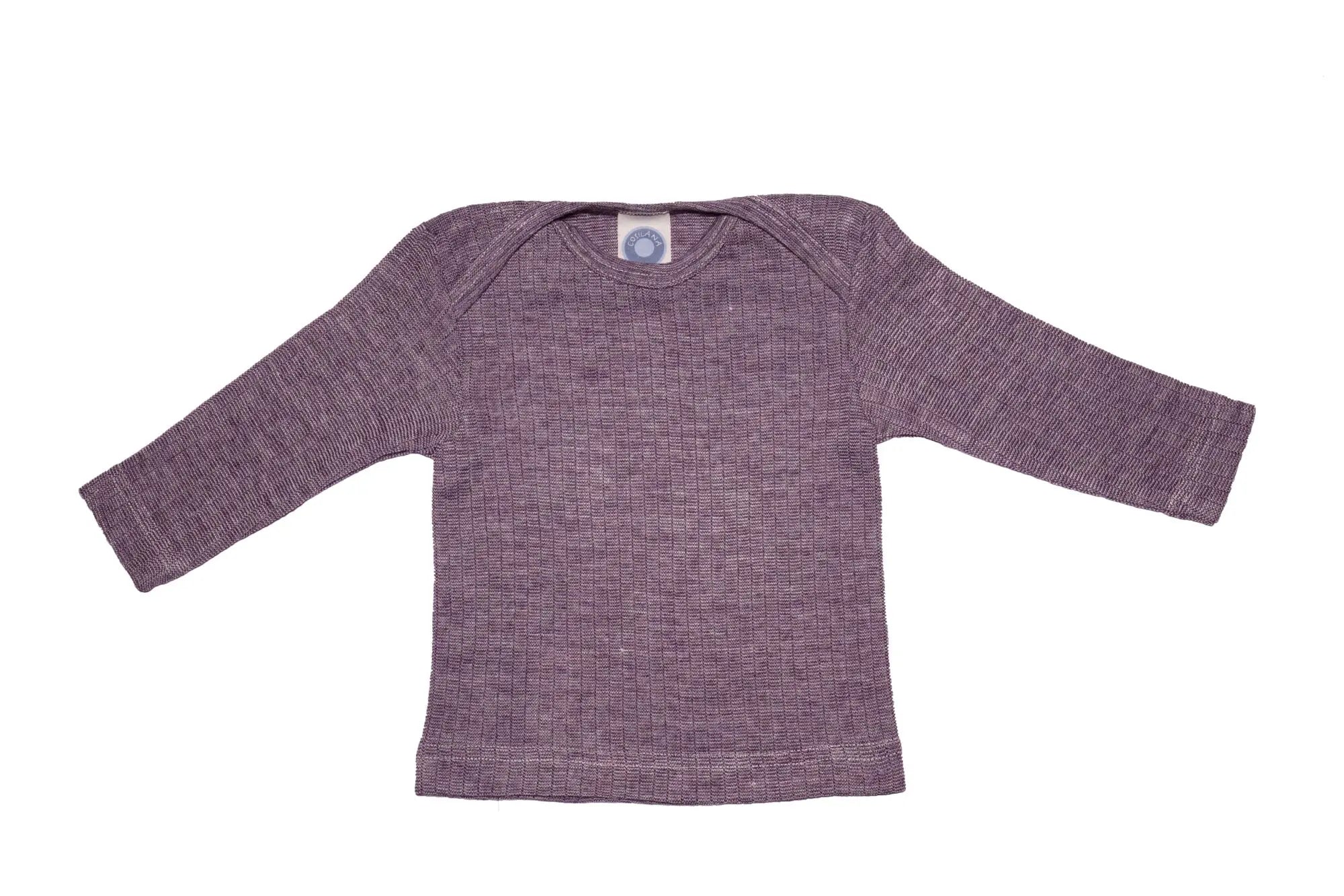 Cosilana - T-shirt bébé manches longues, laine-soie-coton Cosilana