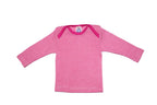 Cosilana - T-shirt bébé manches longues, laine-soie Cosilana