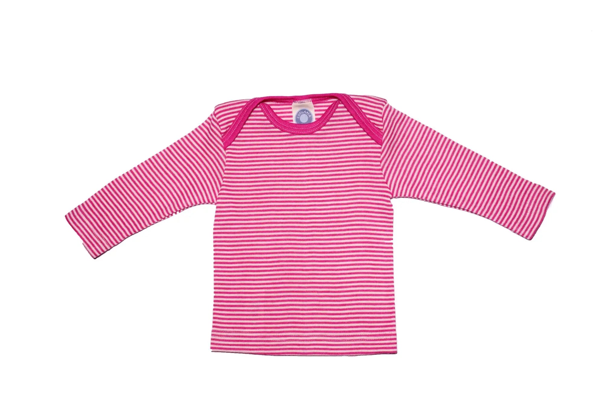 Cosilana - T-shirt bébé manches longues, laine-soie Cosilana