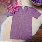 Cosilana - T-shirt manches courtes enfant, laine-soie-coton Cosilana