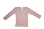 Cosilana - T-shirt manches longues enfant, laine-soie-coton Cosilana