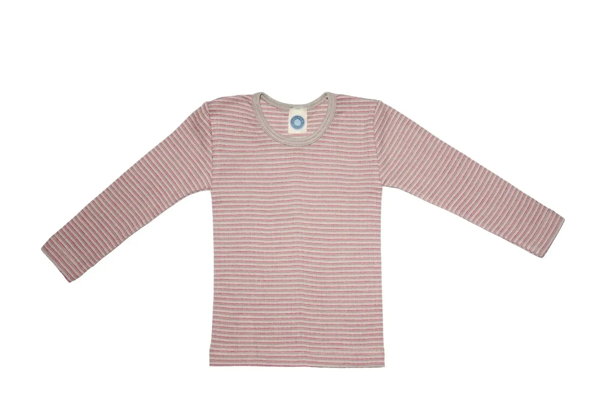 Cosilana - T-shirt manches longues enfant, laine-soie-coton Cosilana