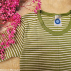 Cosilana - T-shirt enfant manches courtes, laine-soie Cosilana