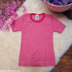 Cosilana - T-shirt enfant manches courtes, laine-soie Cosilana