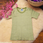 Cosilana - T-shirt enfant manches courtes, laine-soie Cosilana