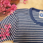 Cosilana - T-shirt enfant manches courtes, laine-soie Cosilana