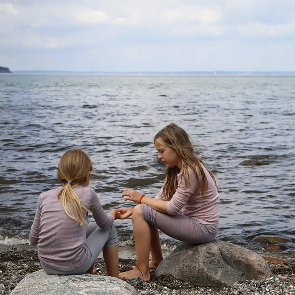 Cosilana - T-shirt enfant manches longues, laine-soie Cosilana