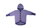 Cosilana - Veste à capuche enfant, laine polaire (laine & coton bio) Cosilana