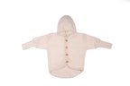 Cosilana - Veste à capuche enfant, laine polaire (laine & coton bio) Cosilana