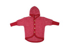 Cosilana - Veste à capuche enfant, laine polaire (laine & coton bio) Cosilana