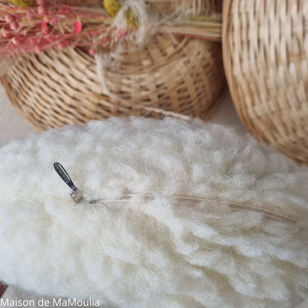 Saling - Coussin de voyage, pure laine