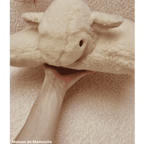 Mouton Coussin pure laine 30x40 cm - Maison de Mamoulia